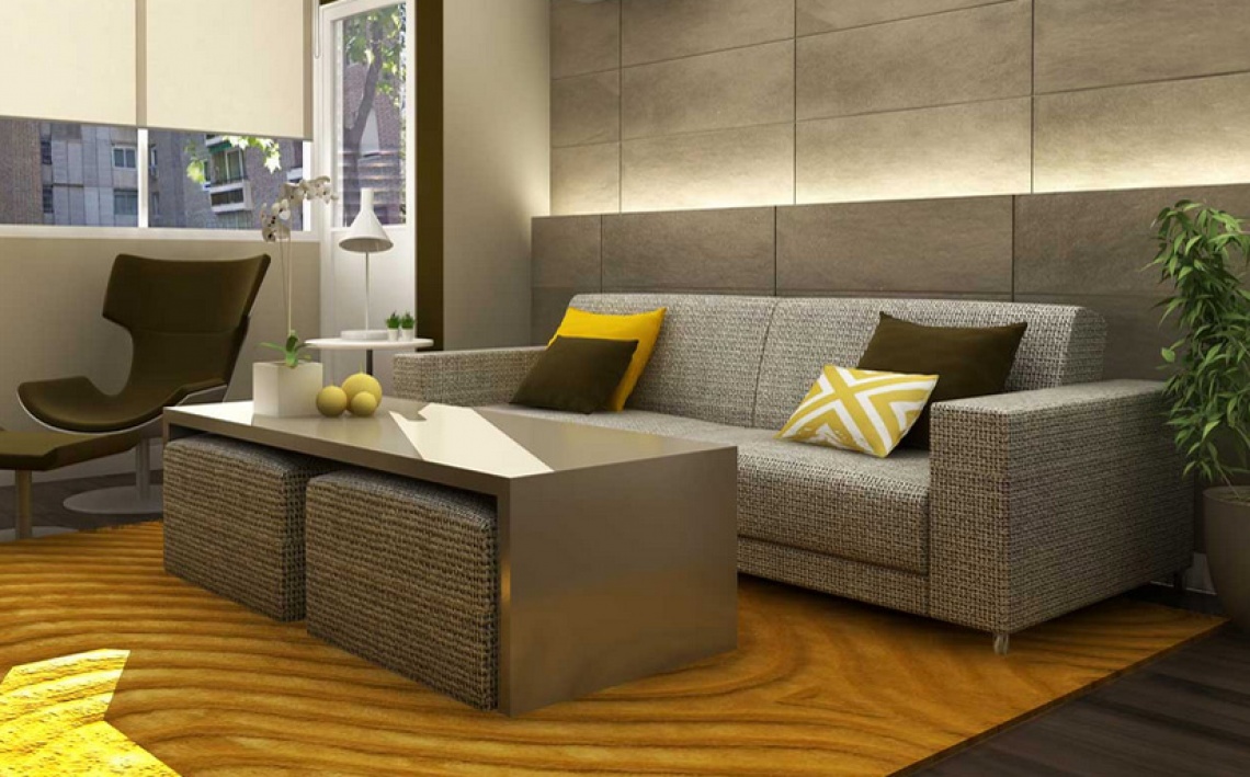 635 SOFA Y MESA DE CENTRO