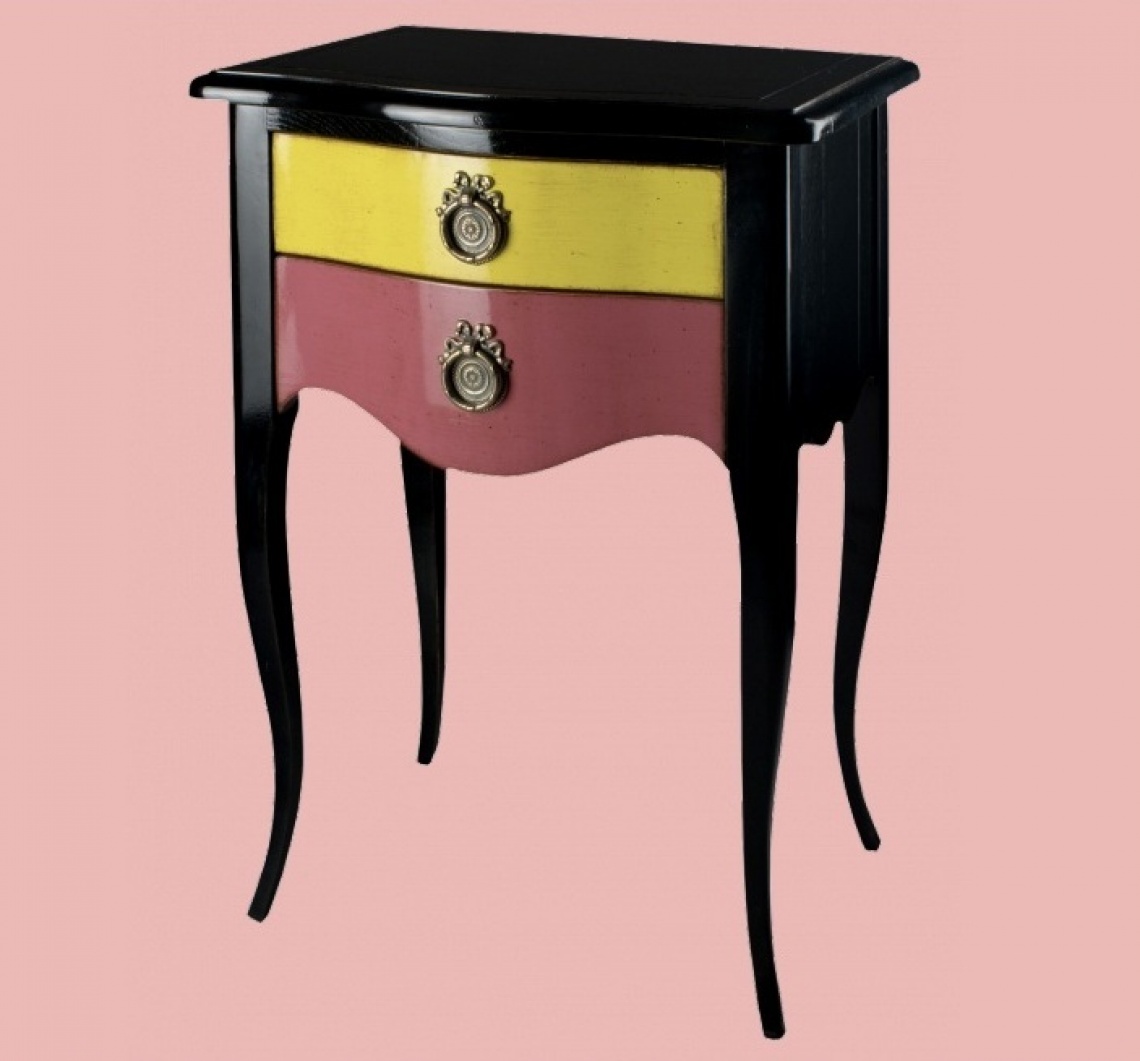 SIDE TABLE WITH TWO DRAWERS