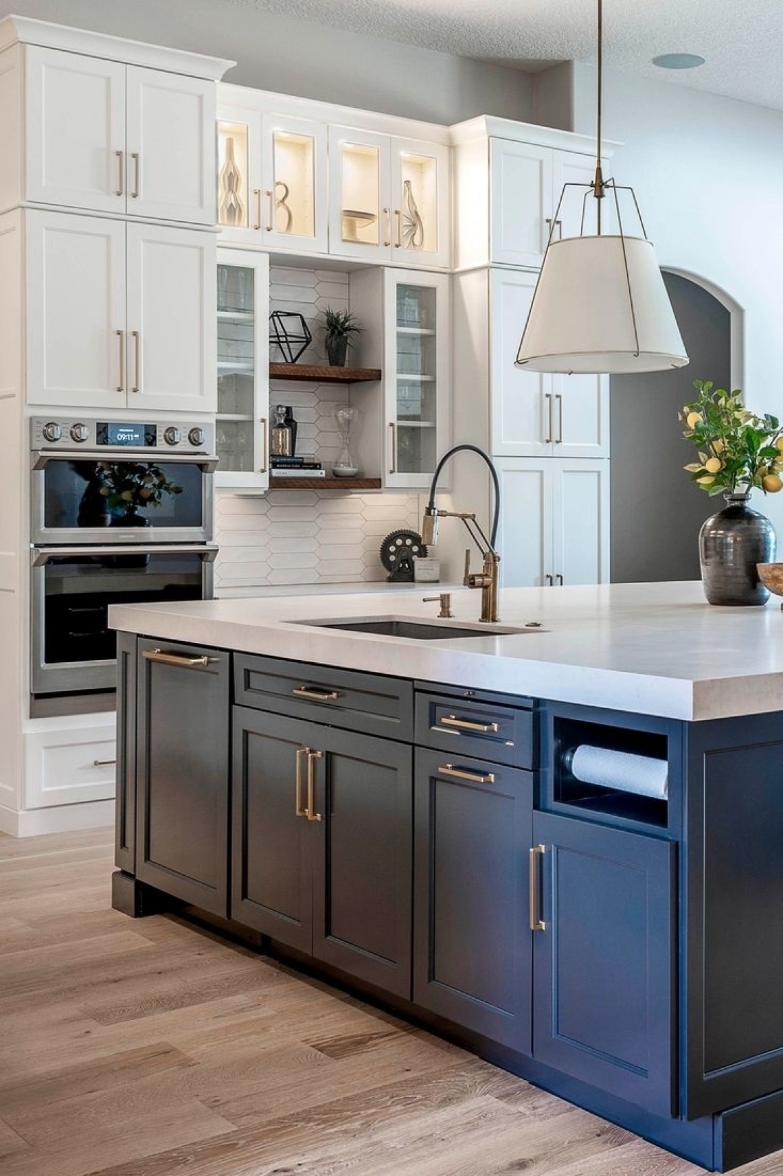 COCINA LACADA EN AZUL