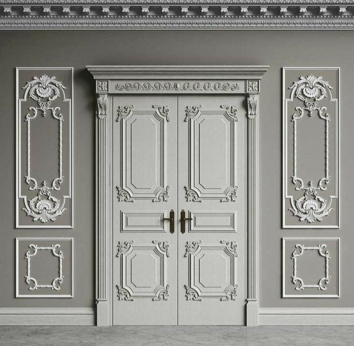 PAREJA DE PUERTAS DE PASO 