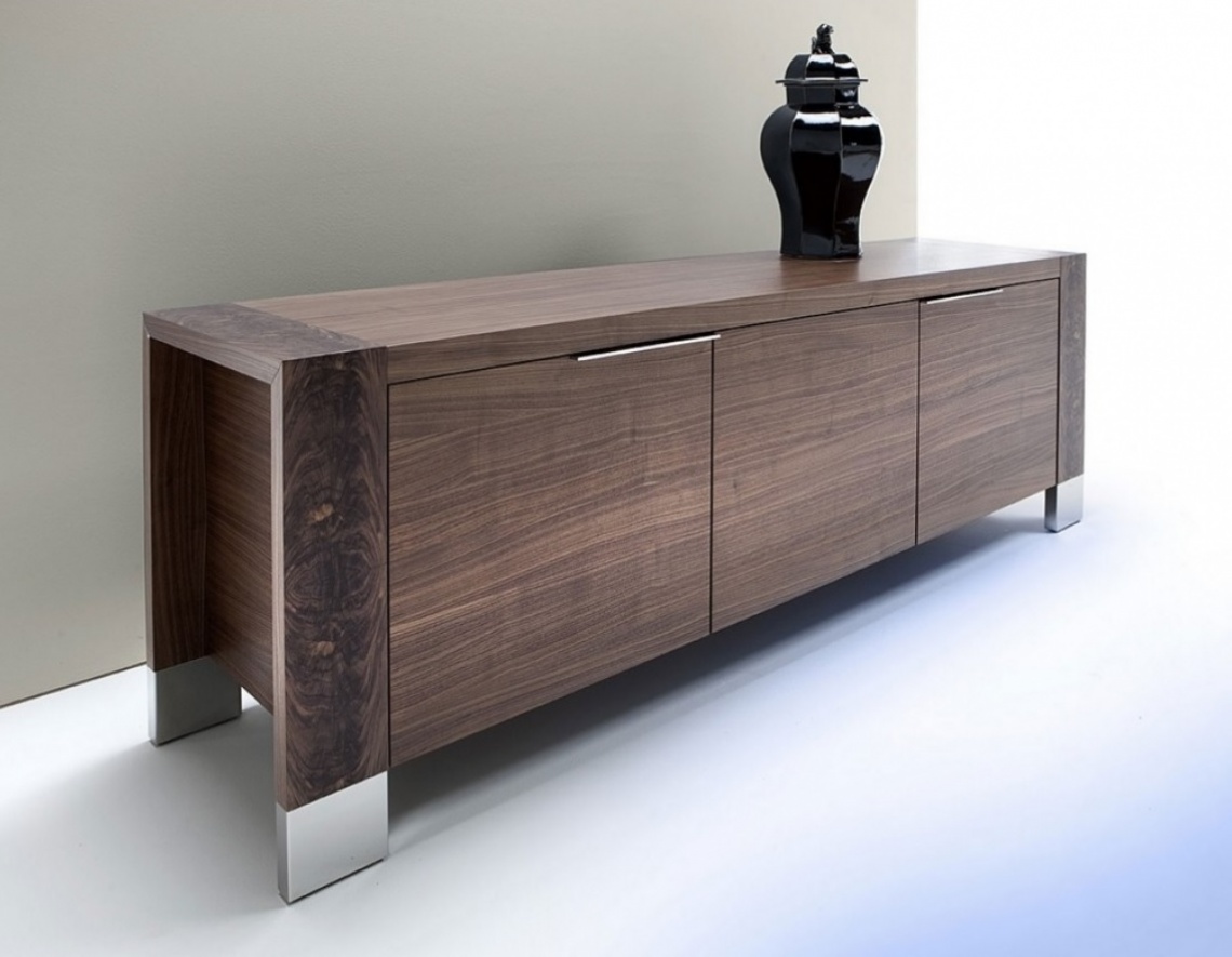 APARADOR EN MADERA COMBINADO CON ACERO