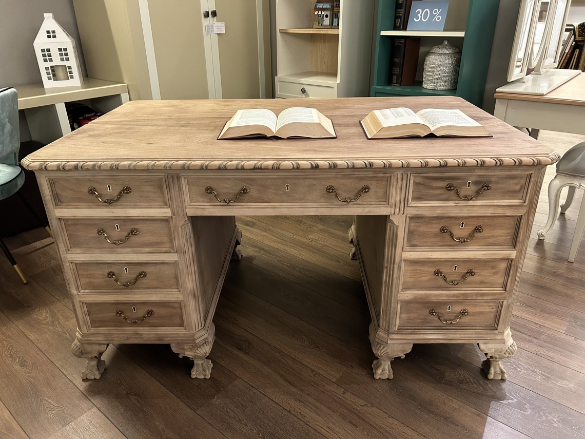 MESA DE DESPACHO EN MADERA NATURAL