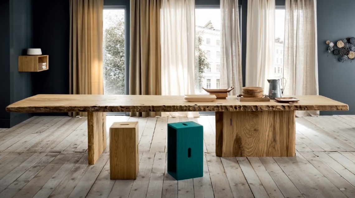 MESA RECTANGULAR RÚSTICA