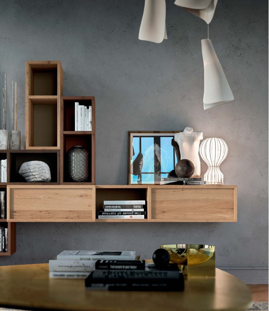 MODULAR A MEDIDA EN MADERA NATURAL