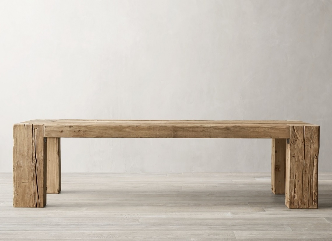 MESA CON MADERA RECICLADA
