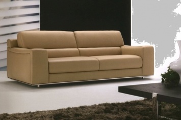 468 SOFA EN PIEL DE VACA