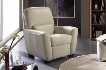 512 SILLON RELAX EN PIEL DE VACA