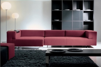 708 SOFA TAPIZADO EN ROJO