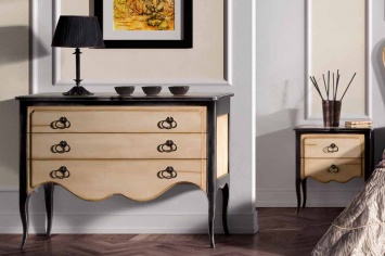 CLASSIC STYLE CHEST OF DRAWERS IN TWO COLORS