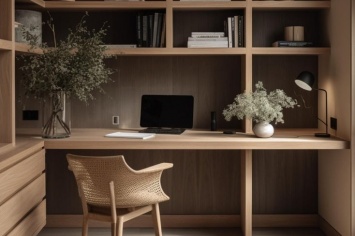 ESTANTERÍA Y MESA DE ESTUDIO
