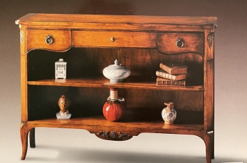 LIBRERO EN MADERA DE CEREZO