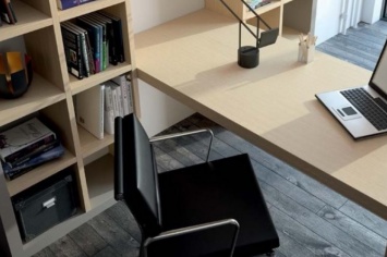 STUDY PLACE WITH A DESK INTEGRATED