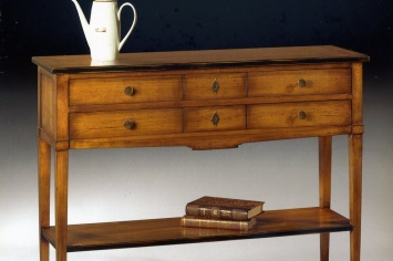 885 CONSOLA EN MADERA DE CEREZO