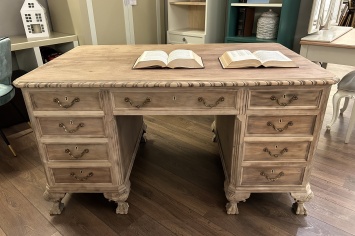 MESA DE DESPACHO EN MADERA NATURAL