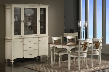 COMEDOR LACADO EN BLANCO