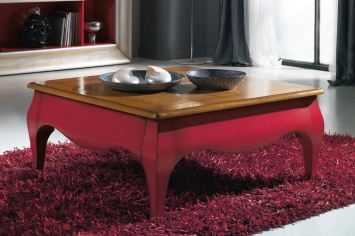 MESA DE CENTRO TAPA DE MADERA