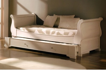 CAMA NIDO LACADA EN BLANCO