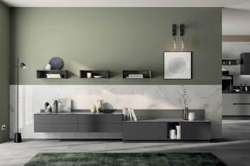 MODULAR PARA SALON EN GRIS