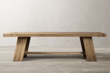 MESA DE COMEDOR RÚSTICA RECTANGULAR
