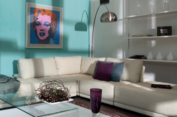 WHITE CORNER SOFA