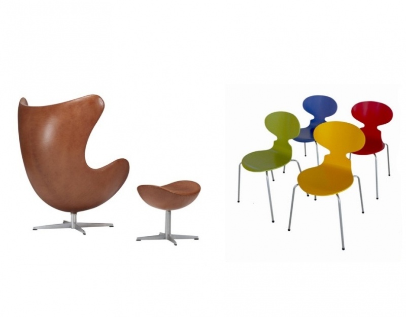 Sillas de Arne Jacobsen