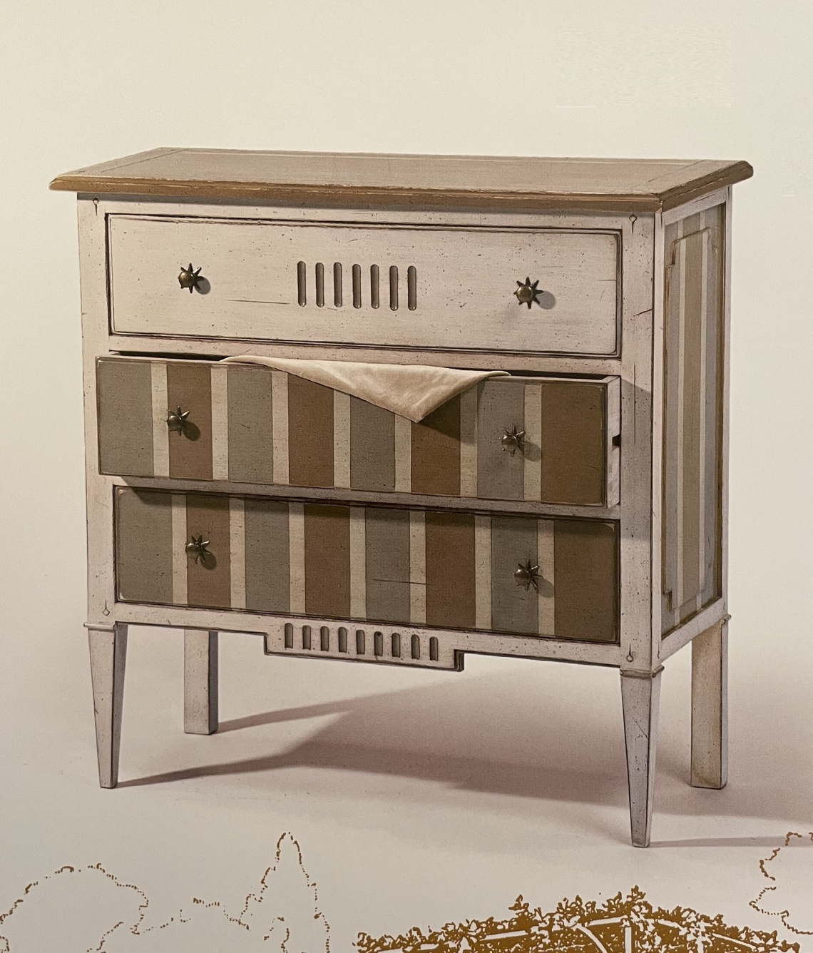 THREE-DRAWER CHEST