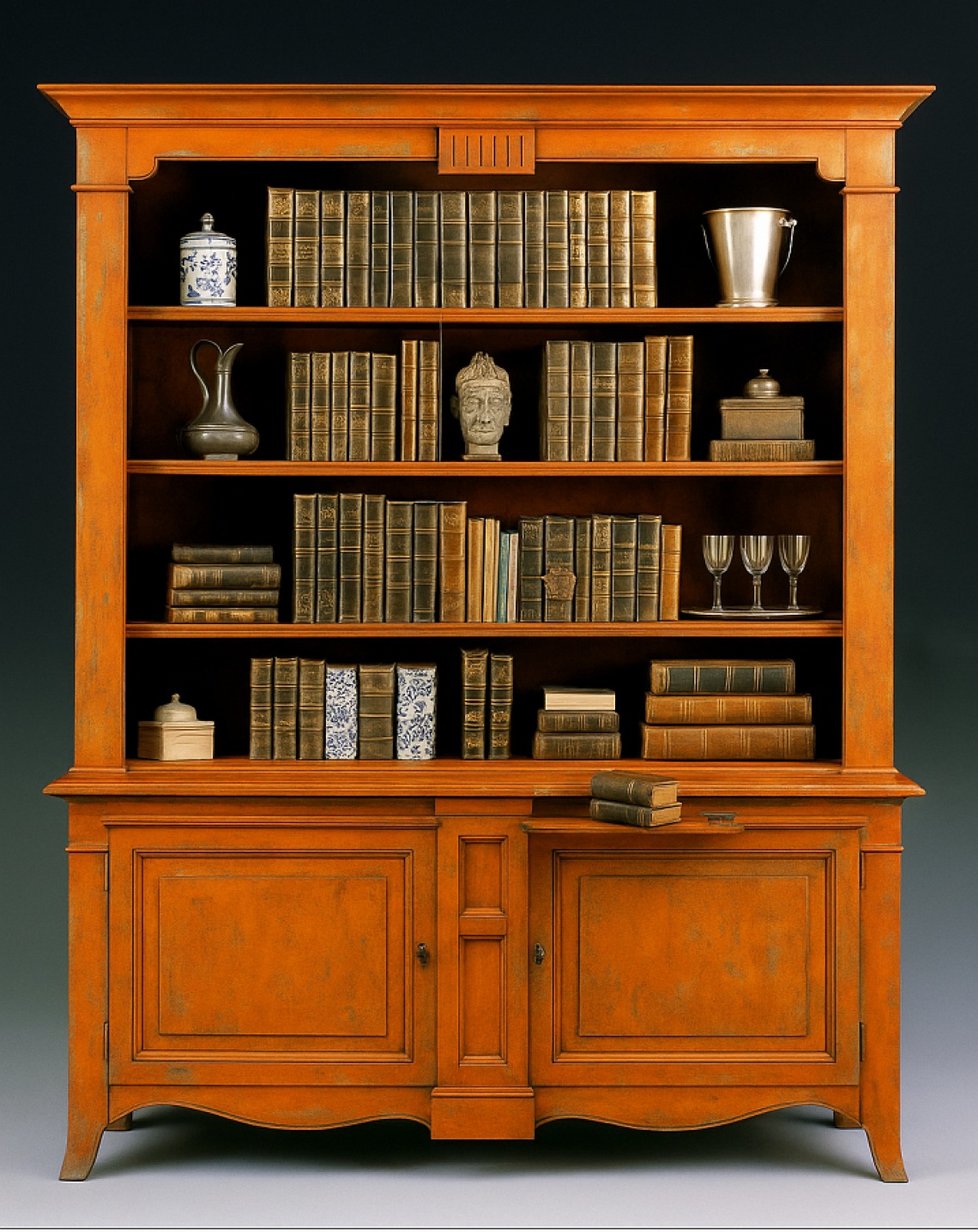 BIBLIOTECA LACADA EN NARANJA