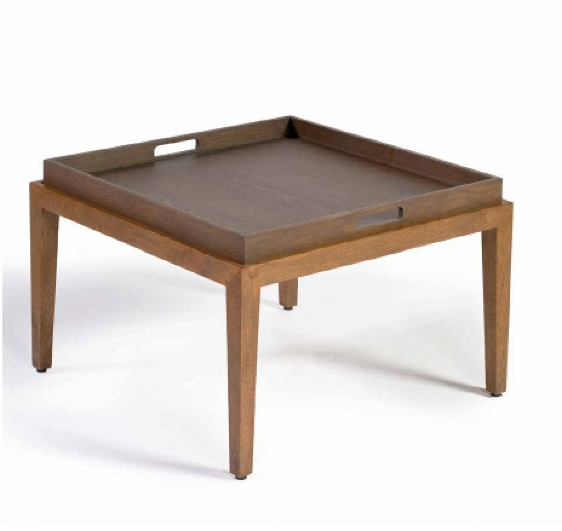 MESA AUXILIAR EN MADERA DE ROBLE