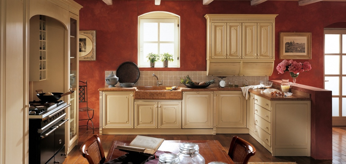COCINA LACADA EN CREMA