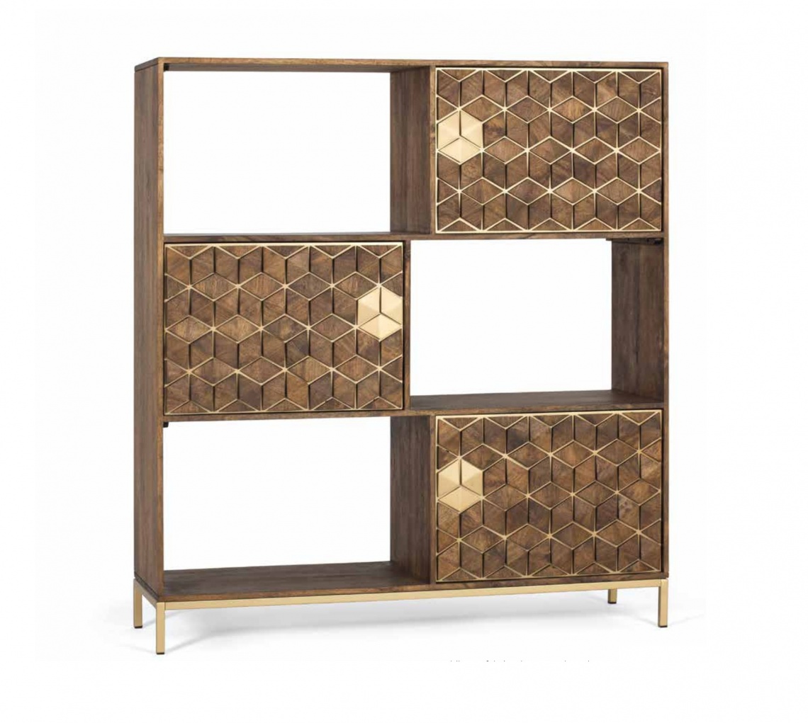 CONTENEDOR TRES PUERTAS Y TRES HUECOS