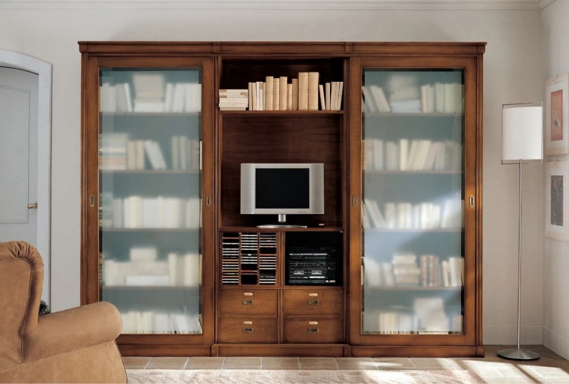 BIBLIOTECA Y MUEBLE PARA TV