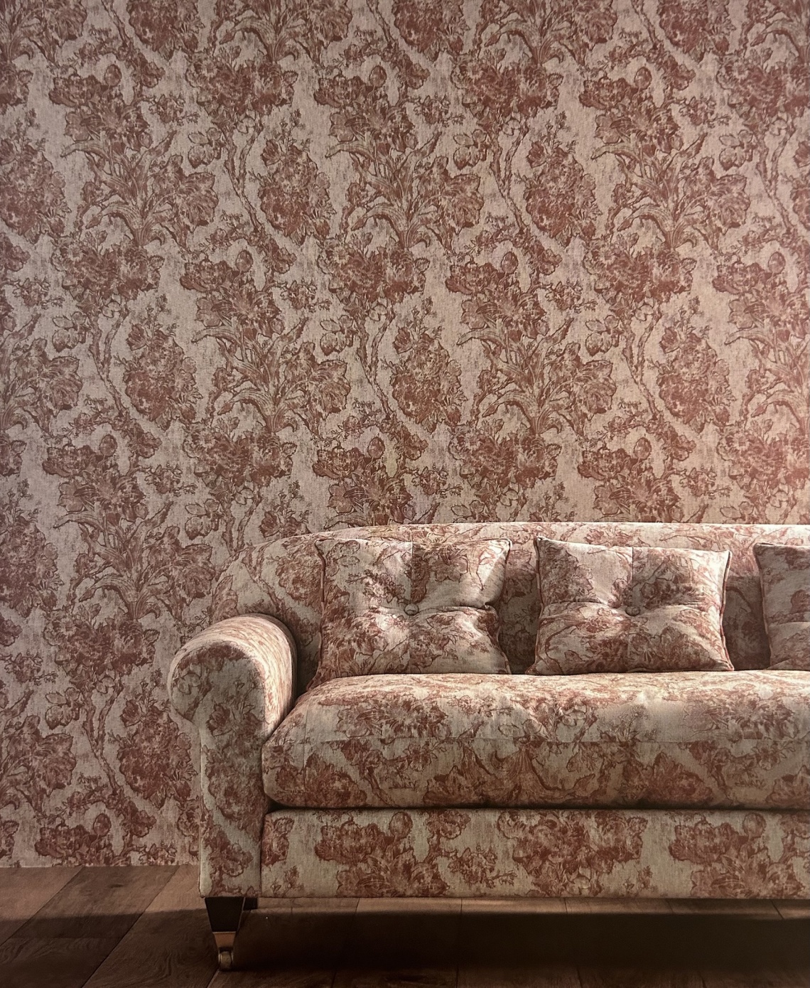 7985 SOFA DE ESTILO Y PAPEL PINTADO  JUEGO