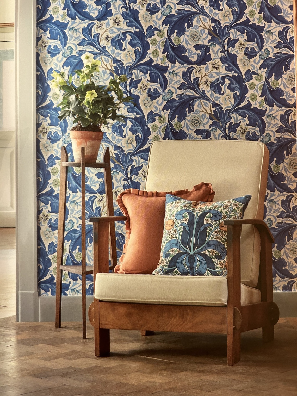 8000 PAPEL PINTADOS EN TONOS AZULES