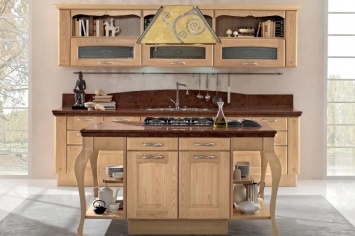 COCINA EN MADERA NATURAL