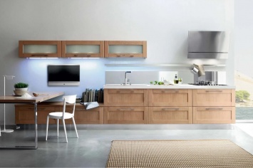 COCINA EN MADERA NATURAL