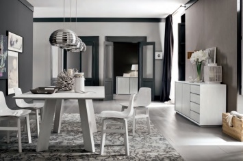 990 COMEDOR PATINADO EN BLANCO